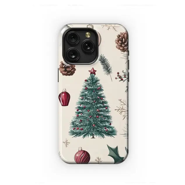Xiaomi Poco M3 Pro 5G Vintage Christmas Tree Pinecone Pattern Mini S S Phone Case