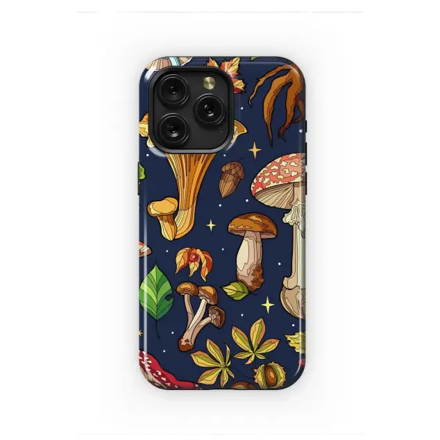 Xiaomi Poco X6 Pro Magical Midnight Mushroom Garden Art Phone Case