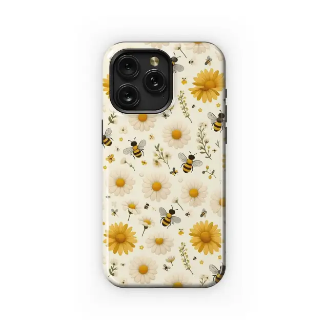 Xiaomi Redmi 10 2022 Bees and Blooms Design Phone Case