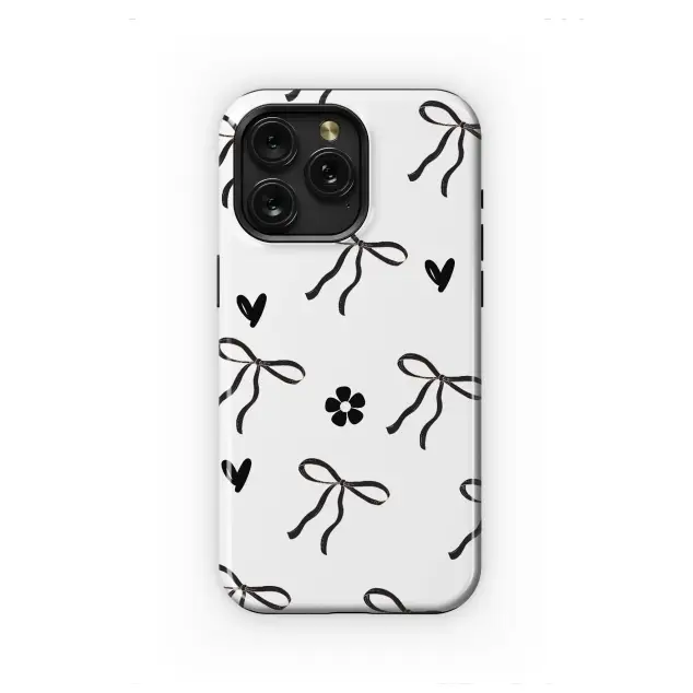 Xiaomi Redmi 10 2022 Chic Coquette Bow & Heart Doodle Phone Case