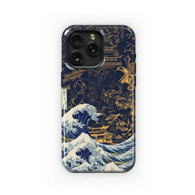 Xiaomi Redmi 10 2022 Japanese Wave Art Design Phone Case