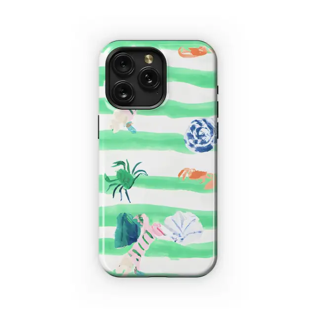 Xiaomi Redmi 10 2022 Lilly Pulitzer with Tigers, Crabs, Shells Phone Case
