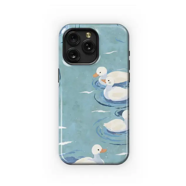 Xiaomi Redmi 10 2022 Peaceful Ducklings Pond Phone Case