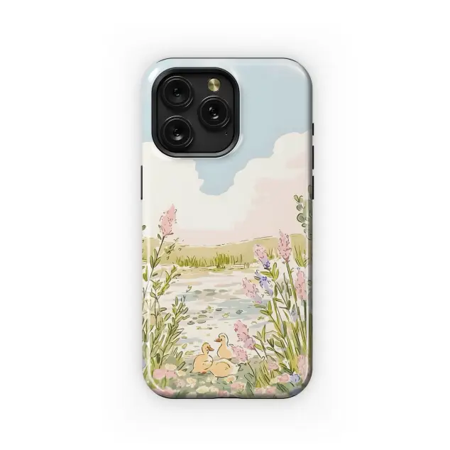 Xiaomi Redmi 10 2022 Pretty Duck Pond Scene Phone Case