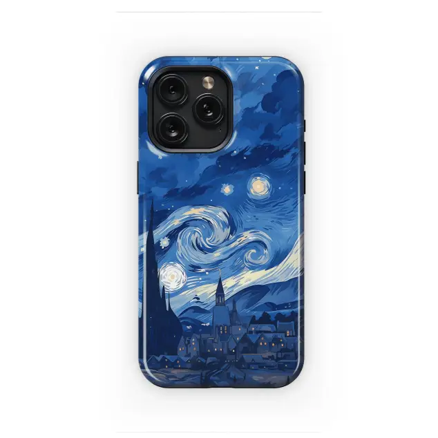 Xiaomi Redmi 10 2022 Starry Night Village Phone Case
