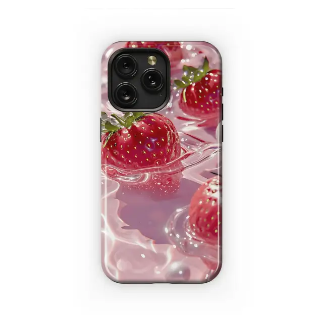 Xiaomi Redmi 10 2022 Strawberry Milk Splash Phone Case