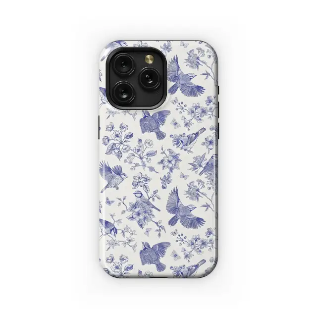 Xiaomi Redmi 12 5G Bluebird Floral Design Phone Case