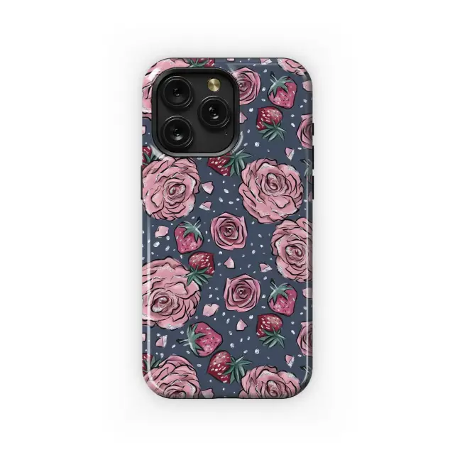 Xiaomi Redmi 12 5G Roses and Strawberries Phone Case