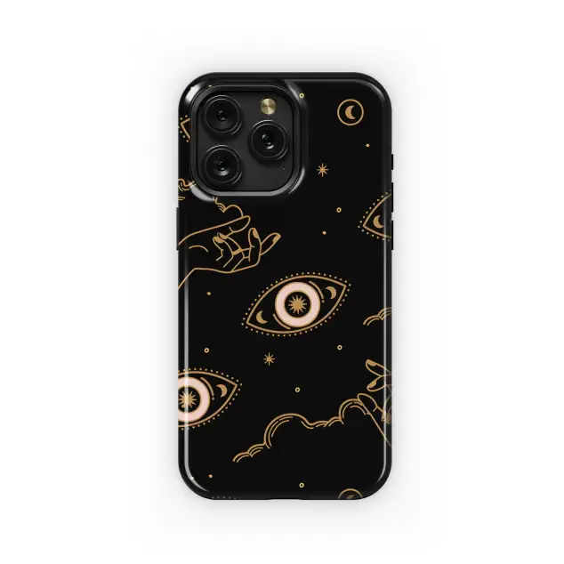 Xiaomi Redmi 12 Mystic Eyes and Sky Hands Phone Case