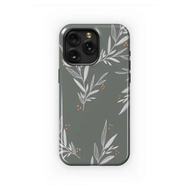 Xiaomi Redmi 12 Quiet Grove with Gold Berries Phone Case