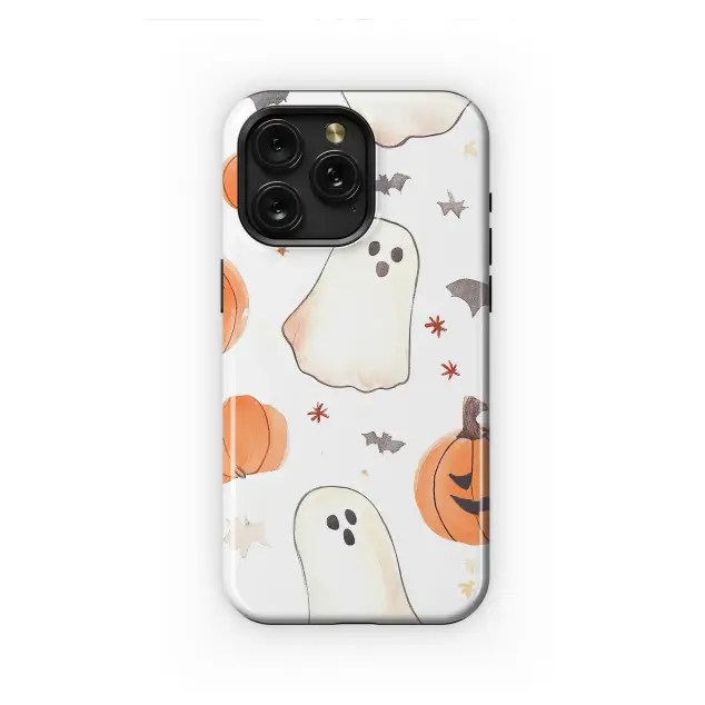 Xiaomi Redmi 13 5G Friendly Ghost and Pumpkin Party Phone Case