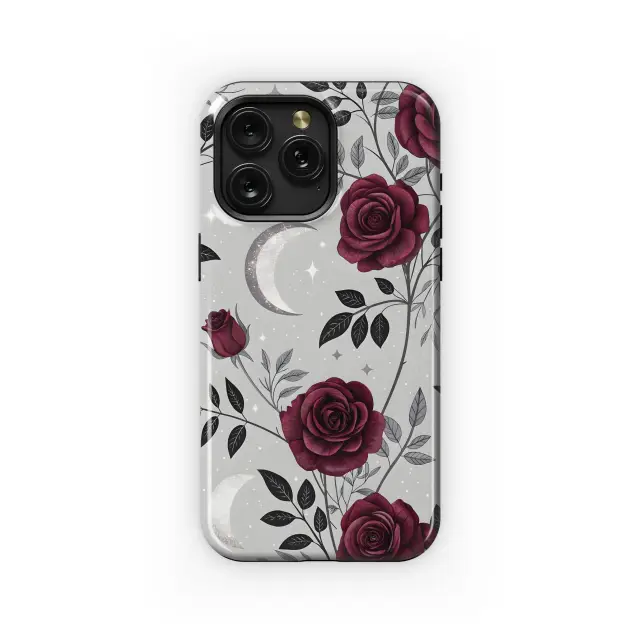 Xiaomi Redmi 13 Midnight Roses and Crescent Dreams Phone Case