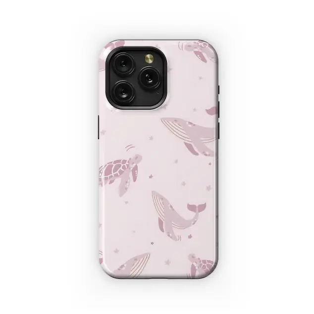 Xiaomi Redmi 5 Pink Ocean Life Whale Turtle Phone Case