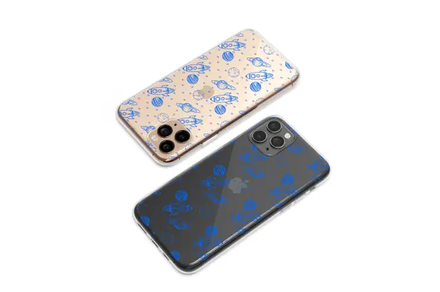 Xiaomi Redmi 9T Clear Blueprint a Cosmic Journey Phone Case