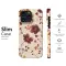 Xiaomi Redmi Note 10 5G Crimson Bloom Vintage Floral Art Phone Case - Image 7