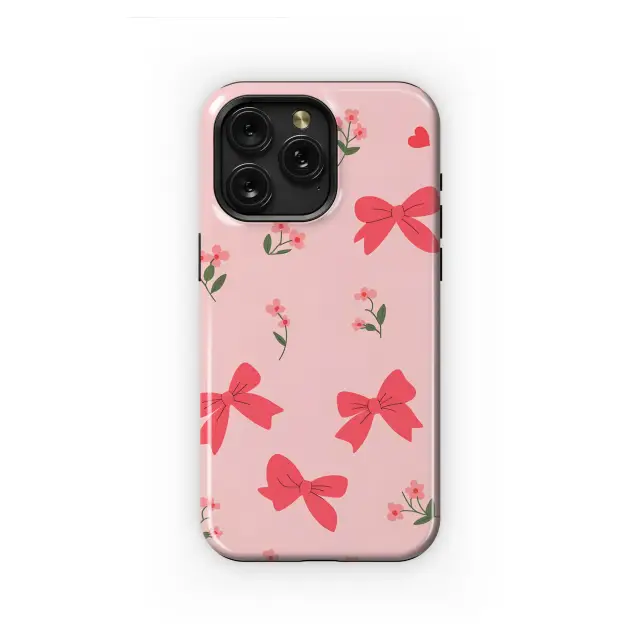 Xiaomi Redmi Note 10 Lite Coquette Pink Bows and Hearts Art Phone Case