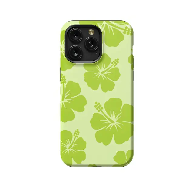 Xiaomi Redmi Note 10 Lite Cute Lime Green Flower YK Hibiscus Phone Case
