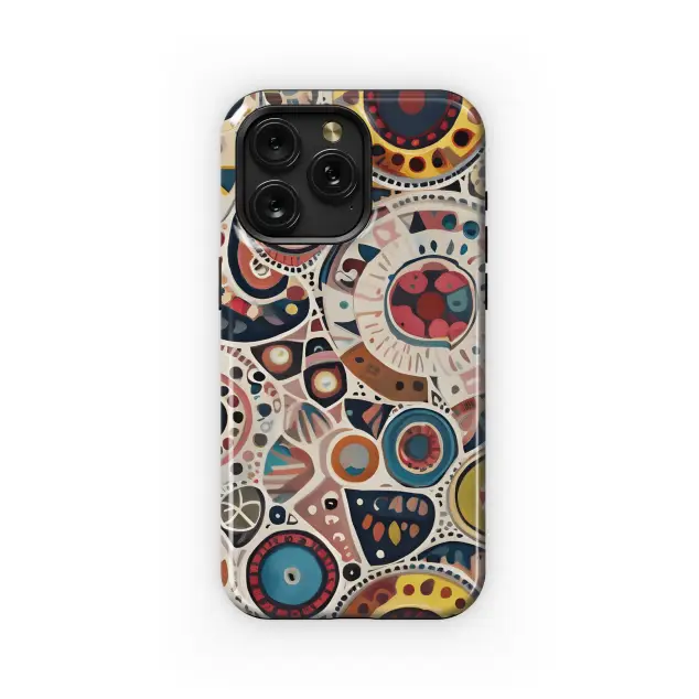 Xiaomi Redmi Note 10 Lite Vibrant Geometric with Animal Skin Textures Phone Case