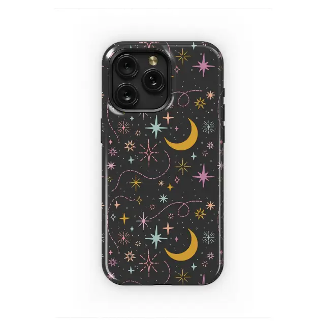 Xiaomi Redmi Note 11 Pro Whimsical Celestial Moon and Stars Pattern Mini S S Phone Case