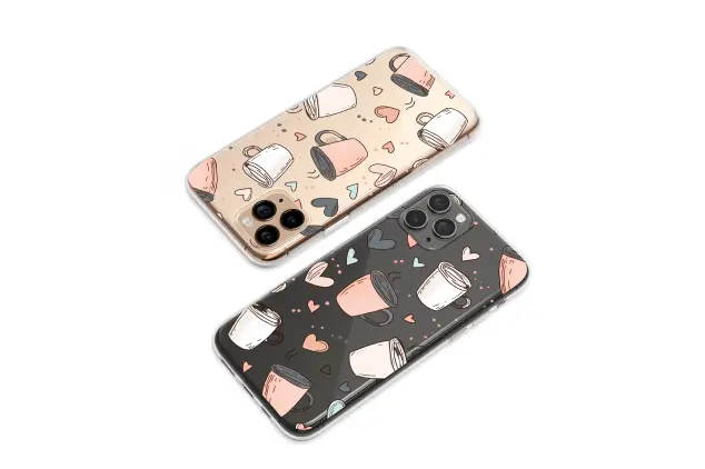 Xiaomi Redmi Note 12 Pro Plus Clear Cozy Morning Coffee and Love Art Phone Case