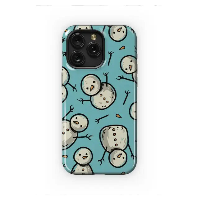 Xiaomi Redmi Note 12 Whimsical Snowman Pattern , Cute Winter Holiday Phone Case