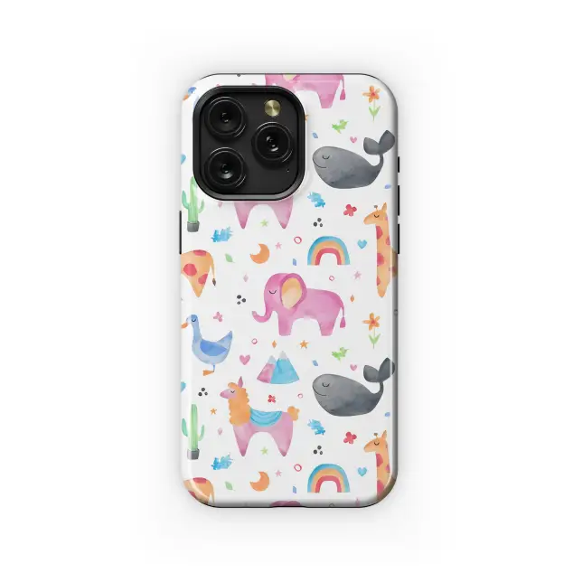 Xiaomi Redmi Note 13 5G Animal Watercolor Kid Phone Case