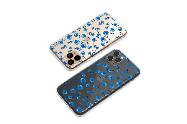 Xiaomi Redmi Note 13 Pro 5G Clear Weaving Vines of Cobalt Night Phone Case