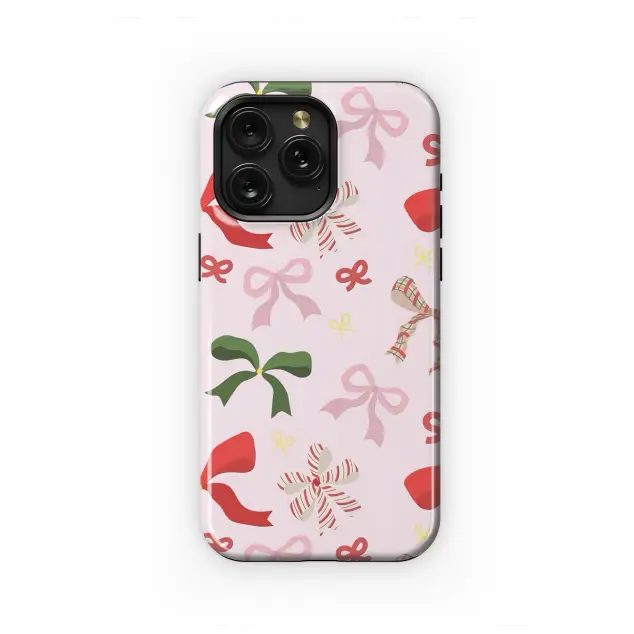 Xiaomi Redmi Note 14 Pro Plus Coquette Christmas Bows Festive Holiday Phone Case