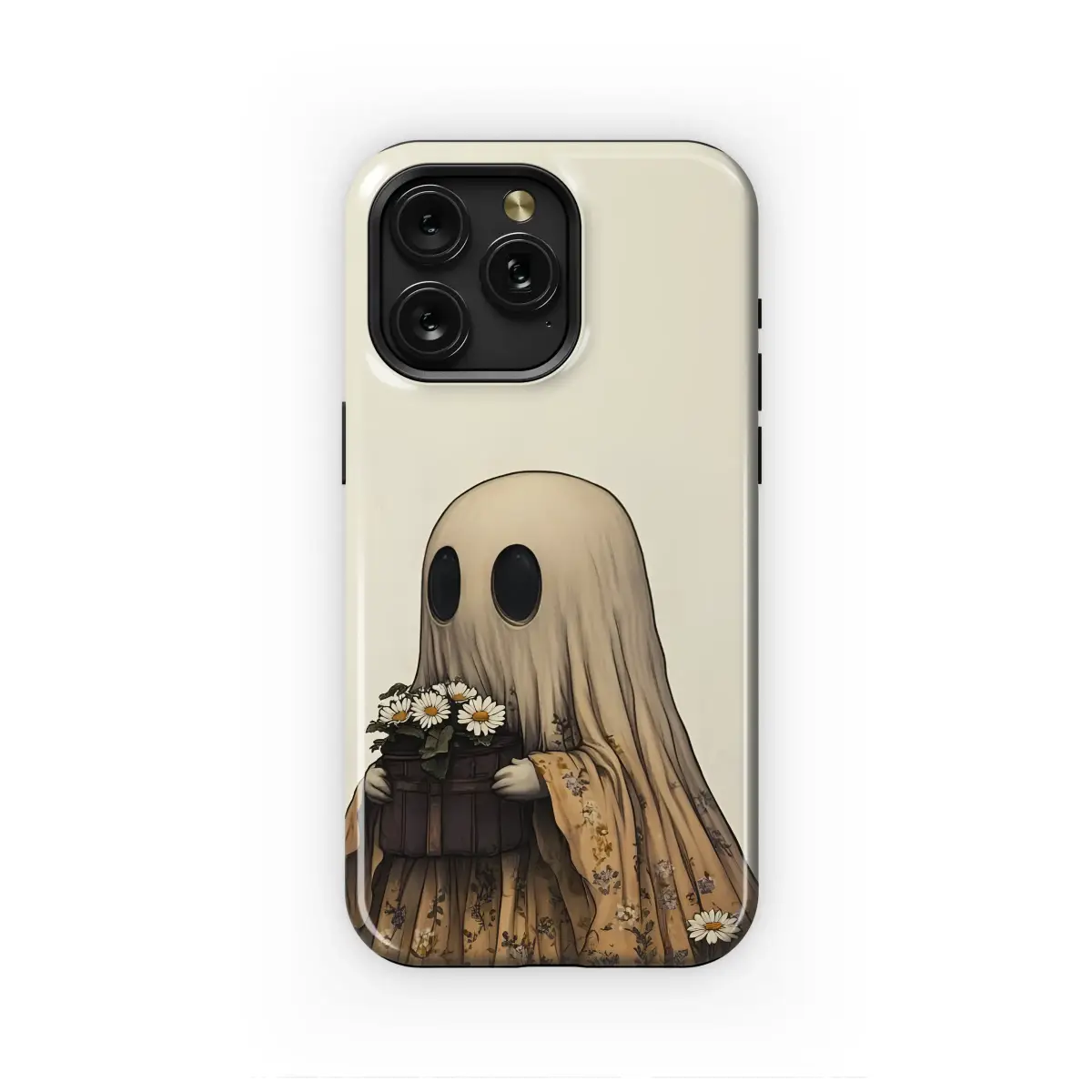 Xiaomi Redmi Note 14 Pro Plus Cottagecore Ghost and Daisy Garden Phone Case - Image 1