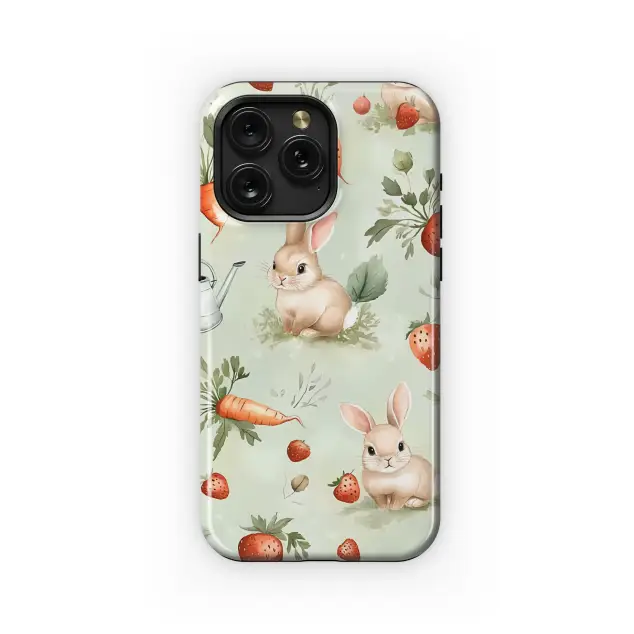 Xiaomi Redmi Note 14 Pro Sweet Garden Bunnies & Carrots Phone Case