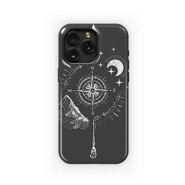Xiaomi Redmi Note 9 Pro Celestial Compass Mountain Adventure Design Mini S S Phone Case