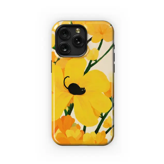 Xiaomi Redmi Turbo 3 Yellow Aesthetic Flower Phone Case