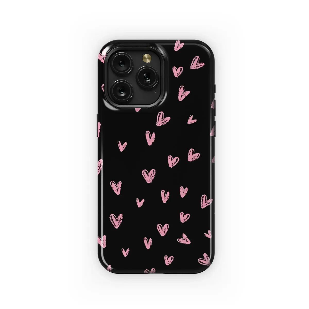 A Cascade of Chalk Hearts Phone Case iPhone Samsung Cover Pixel 6230 - Image 1
