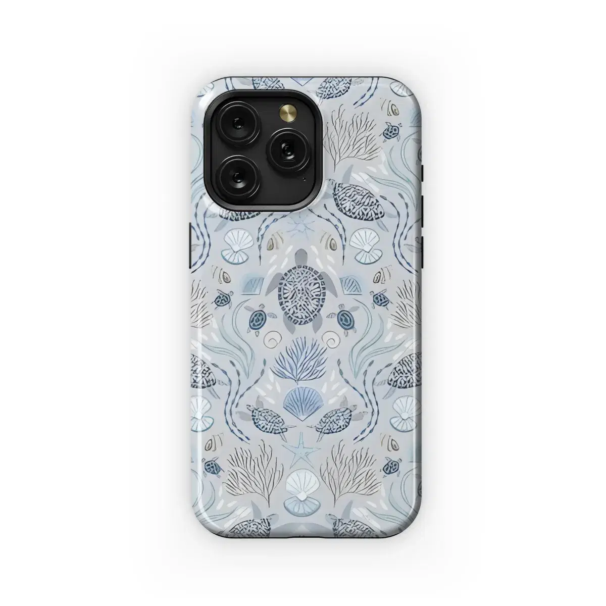 A family of turtles in the mist Phone Case iPhone Samsung Cover Pixel 1800 - Image 1