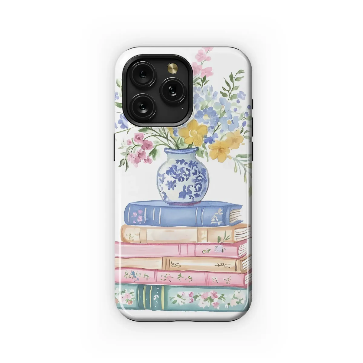 A Library of Spring Blooms Phone Case iPhone Samsung Cover Pixel 6536 - Image 1