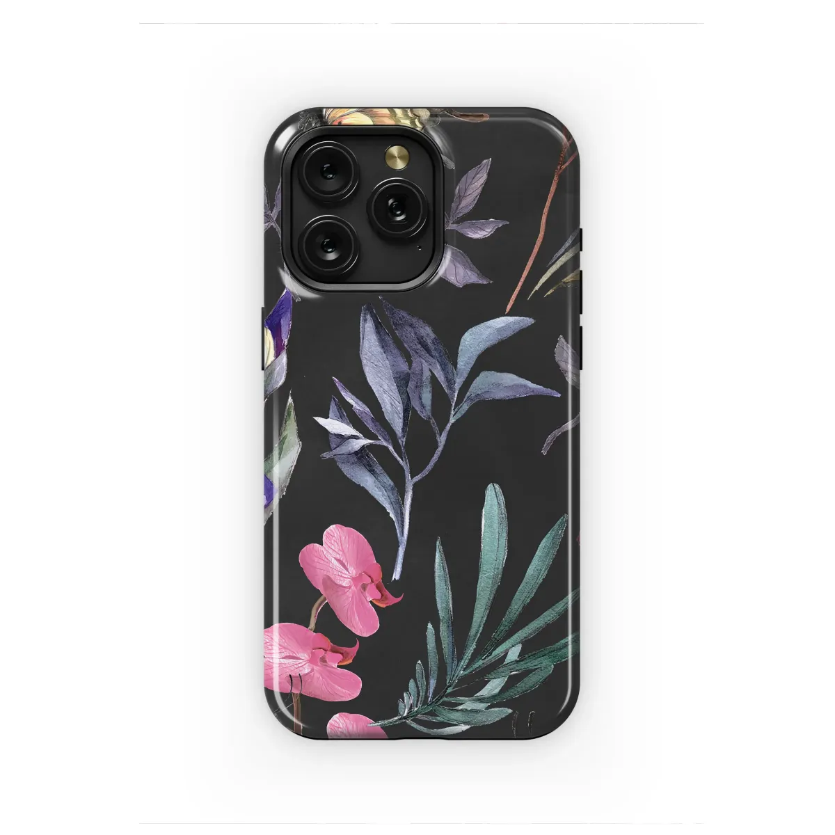 A Midnight Gardens Painted Wings Phone Case iPhone Samsung Cover Pixel 6465 - Image 1