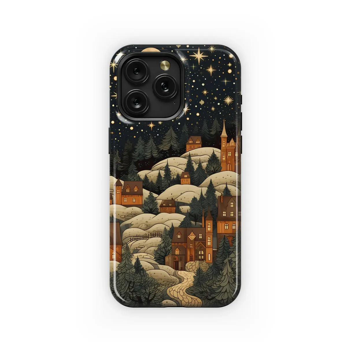 A Quiet Night in Starfall Village Phone Case iPhone Samsung Cover Pixel 6840 - Image 1