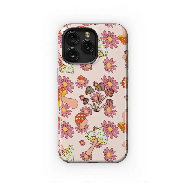 A Whimsical Toadstool Garden Party Phone Case iPhone Samsung Cover Pixel 6497