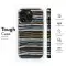 Aboriginal Textile Striped Figures Linen Tweed Textured Navy Phone Case iPhone Samsung Cover Pixel 3307 - Image 6