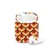 Abstract Brown Orange Retro Mosaic AirPods Case AirPods Pro AirPods Pro 2 AirPods 3 AirPods 2 Glossy 1394 - Image 1