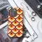 Abstract Brown Orange Retro Mosaic Phone Case iPhone Samsung Cover Pixel 1394 - Image 3