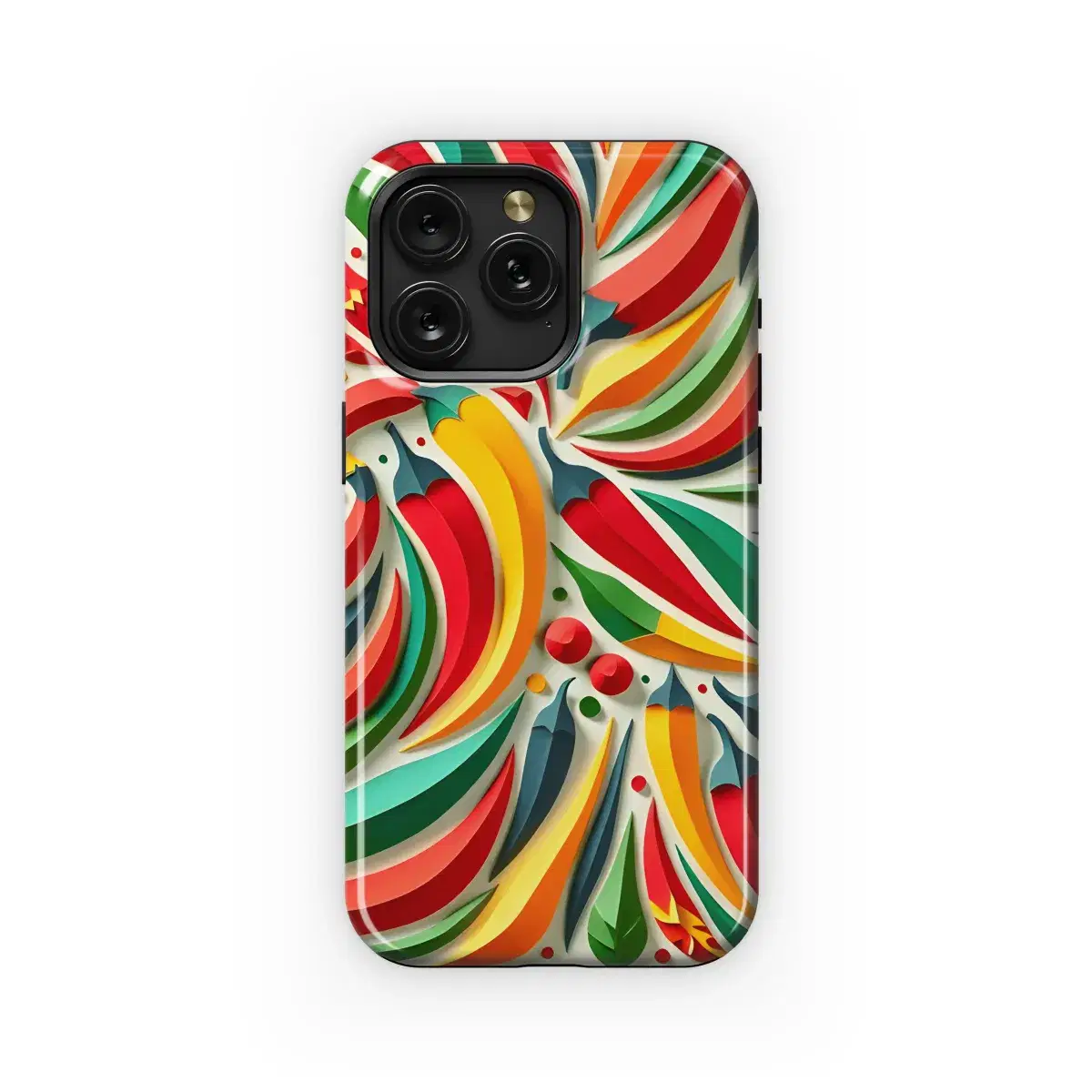 Abstract Chili Collage Phone Case iPhone Samsung Cover Pixel 2949 - Image 1