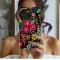 Abstract Floral Multiprint Black Phone Case iPhone Samsung Cover Pixel 3183 - Image 2