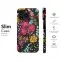 Abstract Floral Multiprint Black Phone Case iPhone Samsung Cover Pixel 3183 - Image 7