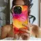 Abstract Fluid Art Orange Red Purple Phone Case iPhone Samsung Cover Pixel 2395 - Image 2