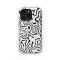 Abstract Fluid Monochrome Pattern Phone Case iPhone Samsung Cover Pixel 5352 - Image 1