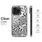 Abstract Fluid Monochrome Pattern Phone Case iPhone Samsung Cover Pixel 5352 - Image 8