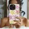 Abstract Pink Yellow Floral Print Phone Case iPhone Samsung Cover Pixel 5423 - Image 2