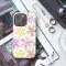 Abstract Pink Yellow Floral Print Phone Case iPhone Samsung Cover Pixel 5423 - Image 3