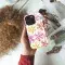 Abstract Pink Yellow Floral Print Phone Case iPhone Samsung Cover Pixel 5423 - Image 4
